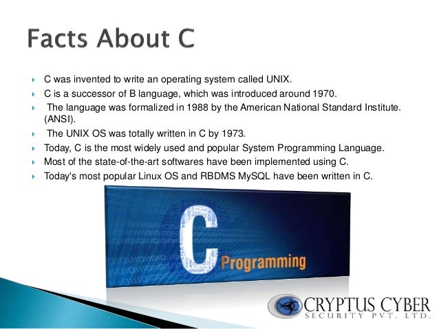 c language setup